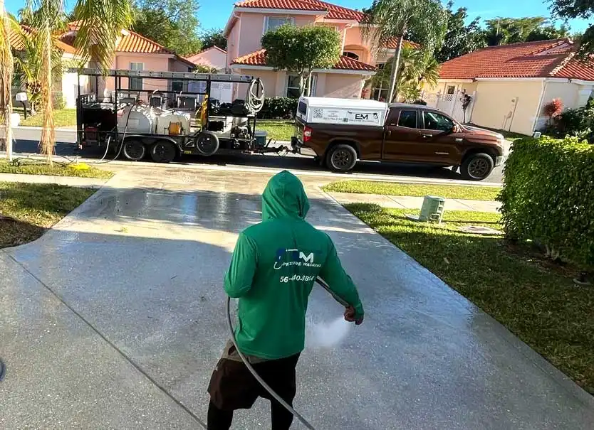 Driveway Pressure Cleaning